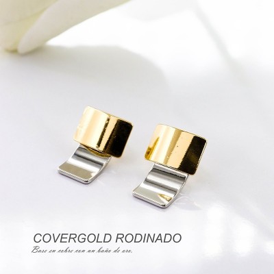 Aretes en covergold rodinado