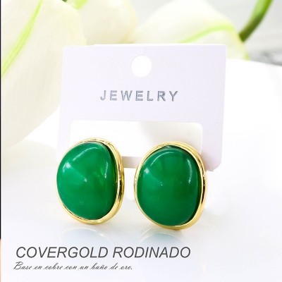 Aretes en covergold rodinado