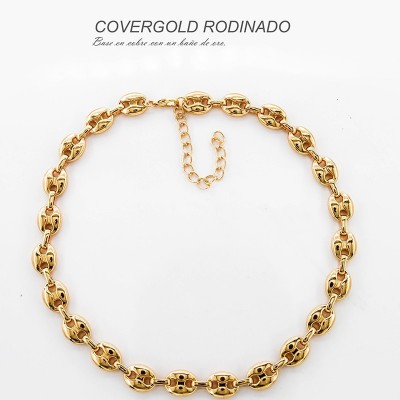 Collar en covergold rodinado