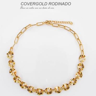 Collar en covergold rodinado