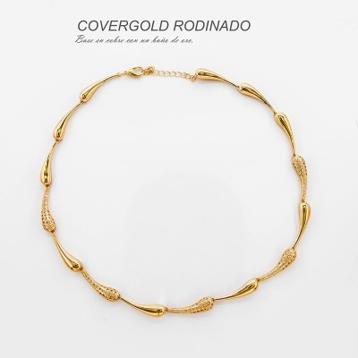 Collar en covergold rodinado