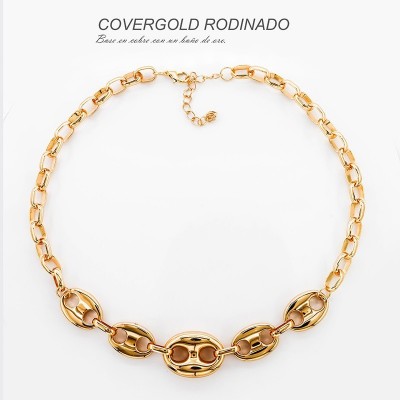 Collar en covergold rodinado