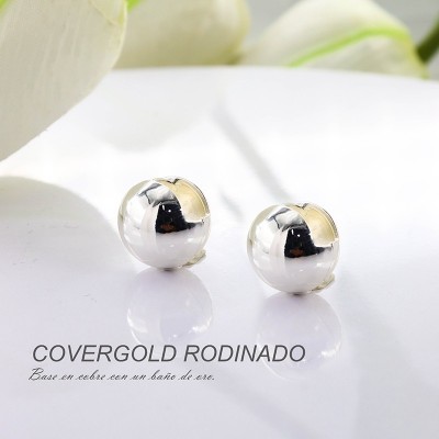 Aretes en covergold rodinado
