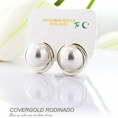 Aretes en covergold rodinado
