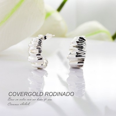 Aretes en covergold rodinado