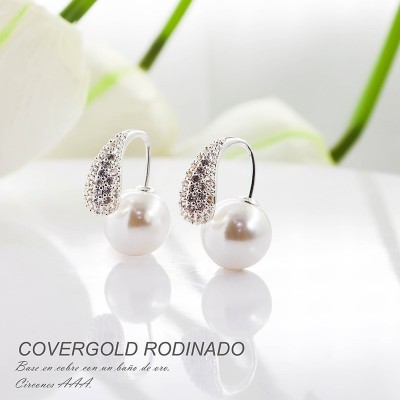 Aretes en covergold rodinado