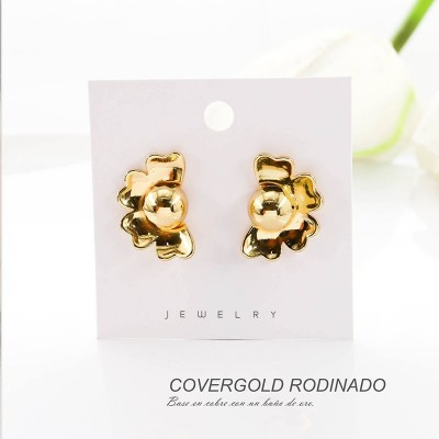 Aretes en covergold rodinado