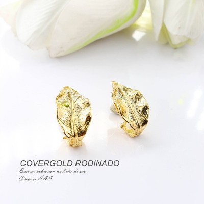 Aretes en covergold rodinado