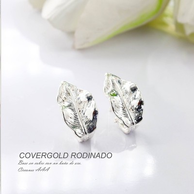Aretes en covergold rodinado