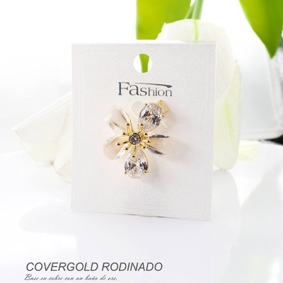 Broches en covergold rodinado