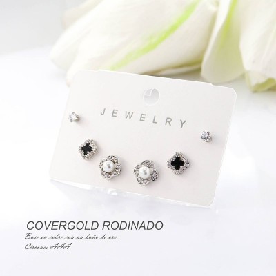 Aretes en covergold rodinado