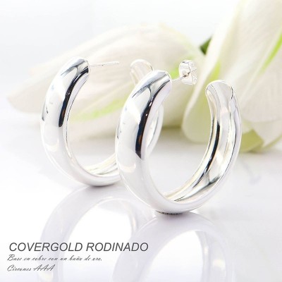 Aretes en covergold rodinado