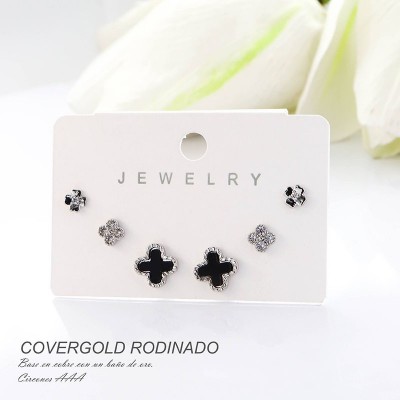 Aretes en covergold rodinado