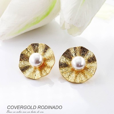 Aretes en covergold rodinado