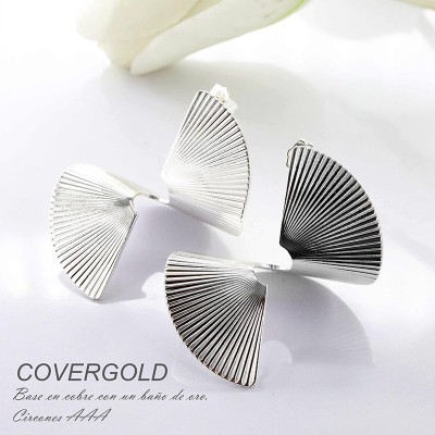 Aretes en covergold rodinado