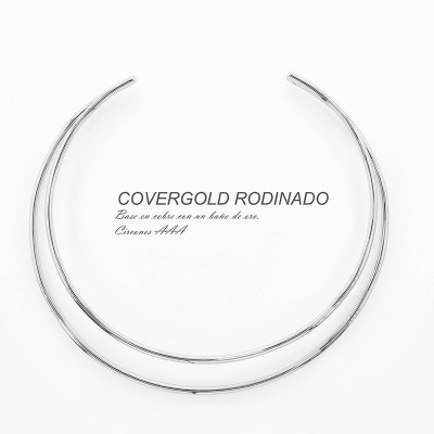 Collar en covergold rodinado