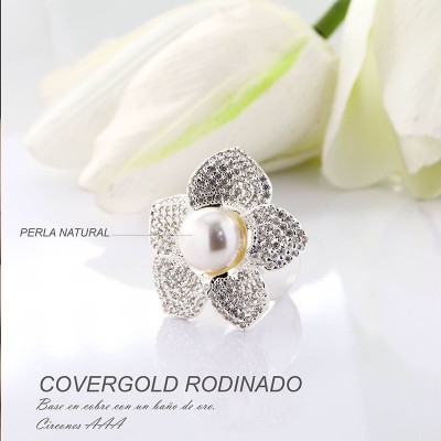 Anillo en covergold  rodinado