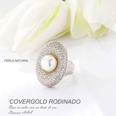 Anillo en covergold  rodinado