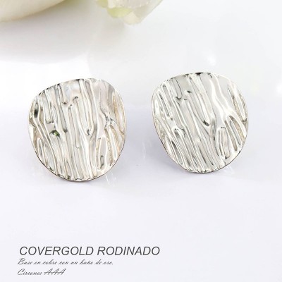 Aretes en covergold rodinado