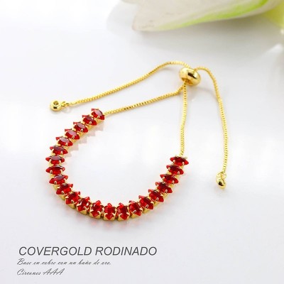 Pulseras en covergold rodinado