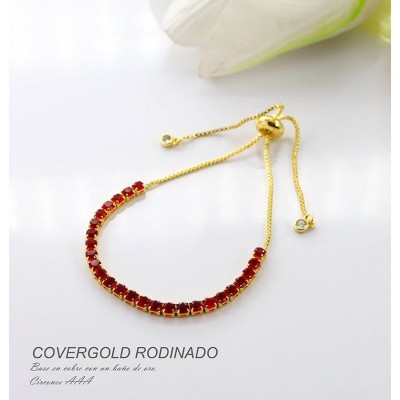 Pulseras en covergold rodinado