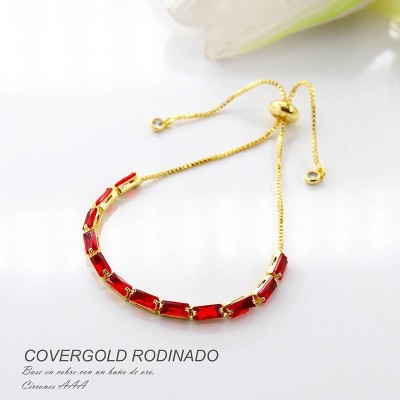 Pulseras en covergold rodinado