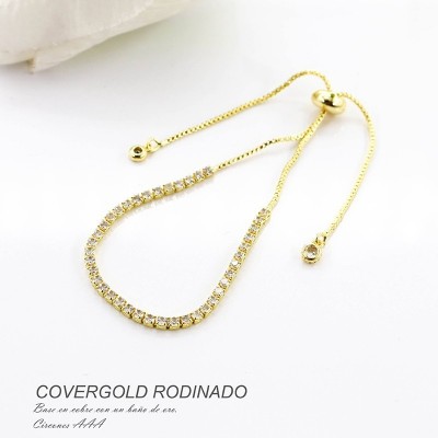 Pulseras en covergold rodinado