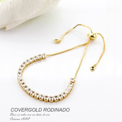 Pulseras en covergold rodinado