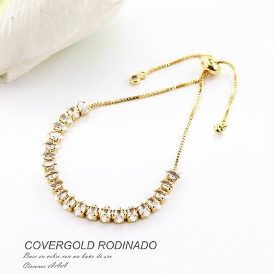 Pulseras en covergold rodinado