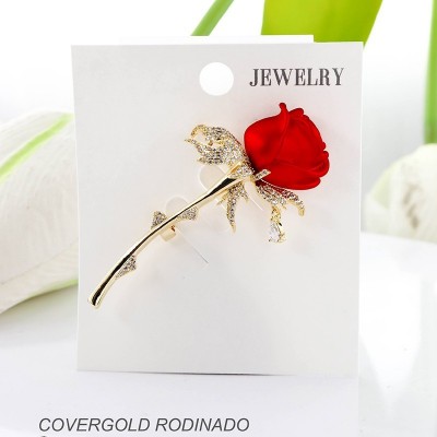 Broches en covergold rodinado