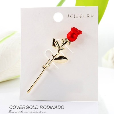 Broches en covergold rodinado