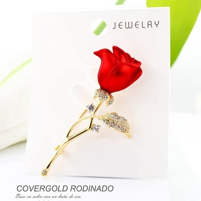 Broches en covergold rodinado