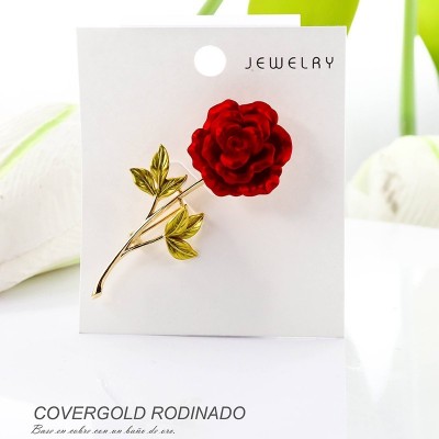 Broches en covergold rodinado