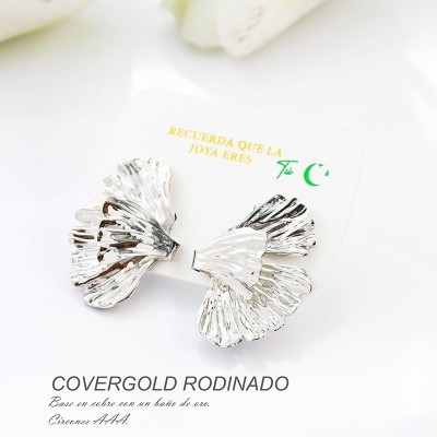 Aretes en covergold rodinado