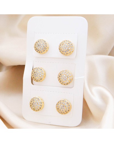 Set De Aretes En Covergold