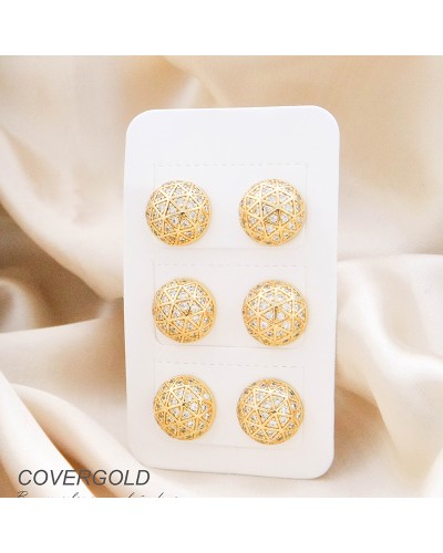 Set De Aretes En Covergold