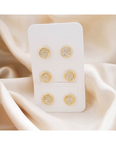 Set De Aretes En Covergold