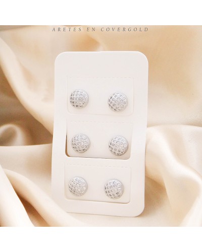 Set De Aretes En Covergold